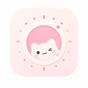 猫猫从圆环里探头